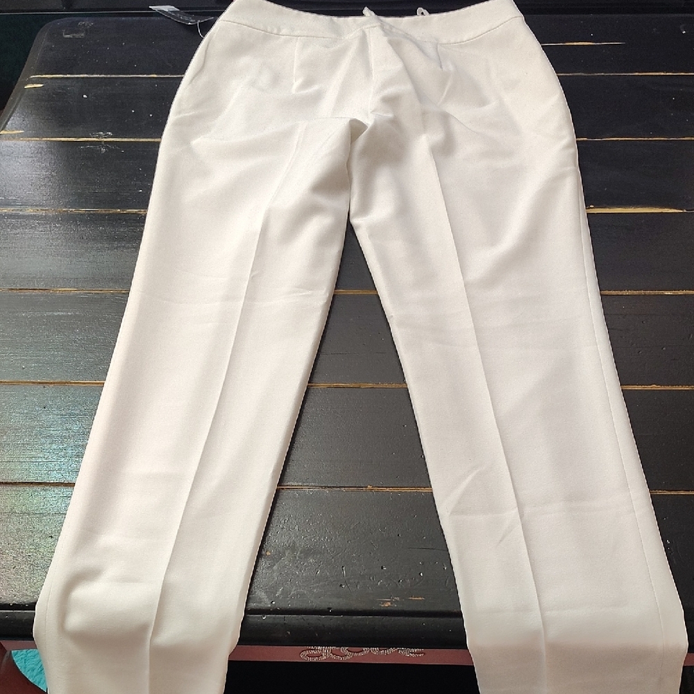Black Label Crisp White Trousers - Picture 13 of 14